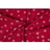 bavlnene platno ruzne vlocky na cervene
