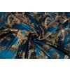 umele hedvabi silky armani petrolejova melaz se zlatymi kasmirovymi ornamenty11