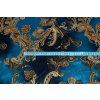 umele hedvabi silky armani petrolejova melaz se zlatymi kasmirovymi ornamenty11 metr