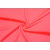 sportovni uplet pike 100 polyester koralovy neon