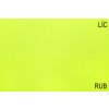 sportovni uplet pike 100 polyester zluty neon rub