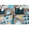 33789 1 bavlna rezna hnedy vanocni patchwork