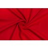 bavlneny uplet elasticky cerveny 160 g m2