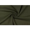 38422 1 bio bavlneny uplet jednolic khaki 200 g m2