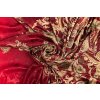 umele hedvabi silky zlaty kasmir na tmave cervene1
