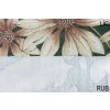 39490 bavlna rezna pivonky na tmave zelene rub