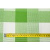bavlnene platno karo zelene metr