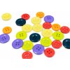 plastovy knoflik ctyrdirkovy barevny 15 mm