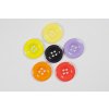 plastovy knoflik ctyrdirkovy barevny 30 mm