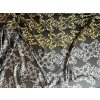 umele hedvabi silky ornamentalni vzory prechazejici ze zlate do sede barvy2