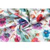 rezna bavlna barevne vodovkove kvety