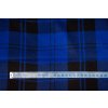 43458 2 flanel modro cerna kostka metr