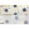 43695 1 bavlnene platno cerne a zlate badyanove hvezdy rub