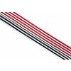 Popruh pruhovaný 4 cm (Barva 015 - Červeno bílé pruhy)