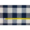 lnena tkanina modra kostkametr