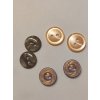 Knoflík košilový dvoudírkový 10 mm doprodej (Barva lososová)