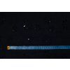 madeira modra navy velke kvety metr