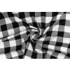 flanel cerna kostka s bilou