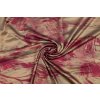 52417 1 umele hedvabi silky ruzova barva na bronzove