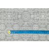 54183 2 bavlna rezna ornamenty stribrne na sede