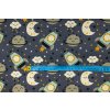 54189 2 bavlna rezna vesmir na modre