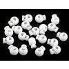 Brzdičky kulaté 15x19 mm (Balení 10 ks, Varianta 1 Off White)