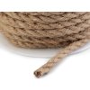 Jutová šňůra Ø6 mm kroucená (Balení 10 m, Varianta 2 režná)