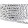 Šňůra kroucená s lurexem Ø3 mm (Balení 20 m, Varianta 2 stříbrná)