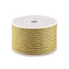 Šňůra kroucená s lurexem Ø2,5 mm (Balení 20 m, Varianta 1 zlatá)