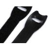 Stahovací páska na suchý zip délka 15; 20 cm (Balení 10 ks, Varianta 1 (20 cm) černá)