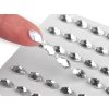 Samolepicí kamínky na lepicím proužku 5x10 mm (Balení 1 karta, Varianta crystal)