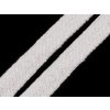 Bavlněná šňůra plochá / dutinka šíře 15 mm (Balení 10 m, Varianta 1 režná světlá)