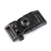 Spona trojzubec s píšťalkou a kompasom šírka 20 mm (Balenie 1 ks, Variant čierna)