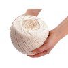 Bavlněná příze macrame Ø1,5-2 mm rozčesávací (Balení 1 ks, Varianta 4 černá)
