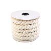 Bavlněná šňůra kroucená Ø20 mm macrame (Balení 1 m, Varianta 1 režná světlá)