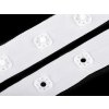 Zapínání na body šíře 17 mm (Balení 1 m, Varianta 2 černá)