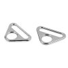 Trojúhelníkový kovový průvlek šíře 31 mm (Balení 2 ks, Varianta 1 nikl)