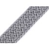 Splétaný popruh šíře 32 mm (Varianta 1 režná světlá)
