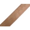 Hladký oboustranný popruh s leskem šíře 38 mm (Varianta 1 Off White)