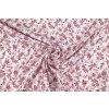 bavlnene platno ruzove kyticky