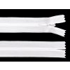 Špirálový zips skrytý 3 mm dĺžka 65 cm dederon (Variant 101 bílá, Balenie 1 ks)