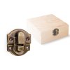 Kovové zapínanie na drevené krabičky (Balenie 1 sada, Variant staromosadz)