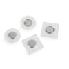 Skryté magnetické zapínanie na našitie Ø15 mm (Balenie 1 pár, Variant 4 Transparent štvorec)