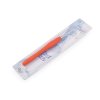 Háčik na háčkovanie so silikónovou rukoväťou veľ. 2; 2,5; 3; 3,5; 4; 5 (Balenie 1 ks, Variant 1 (2,5 mm) oranžová)