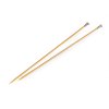 Rovné ihlice č. 3; 3,5; 4; 4,5; 5; 5,5; 6; 8; 9; 10 (Balení 1 pár, Varianta 1 (3 mm) zlatá)