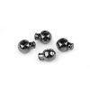 Kovové brzdičky 12x16 mm (Balení 4 ks, Varianta 2 nikl černý)