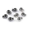 Kovové brzdičky 12x16 mm (Balení 4 ks, Varianta 2 nikl černý)