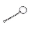 Kroužek na klíče Ø25 mm s řetízkem (Balení 10 ks, Varianta 3 staromosaz)