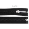 Kostený zips, imitácia kovu No 8 dĺžka 70 cm bundový (Variant 322 černá, Balenie 1 ks)