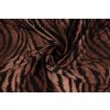 umele hedvabi silky hnedy zvireci vzor 2
